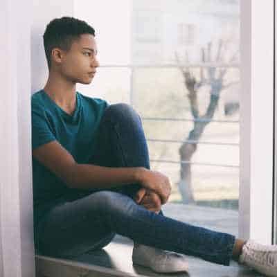 Teen at Window