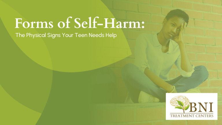 forms of self harm bni treatment centers